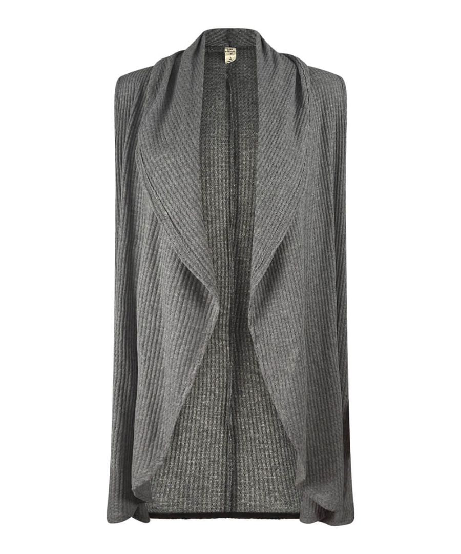 Sleeveless Thermal Cardigan