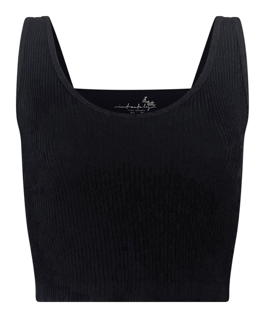 Scoop Neck Crop Top