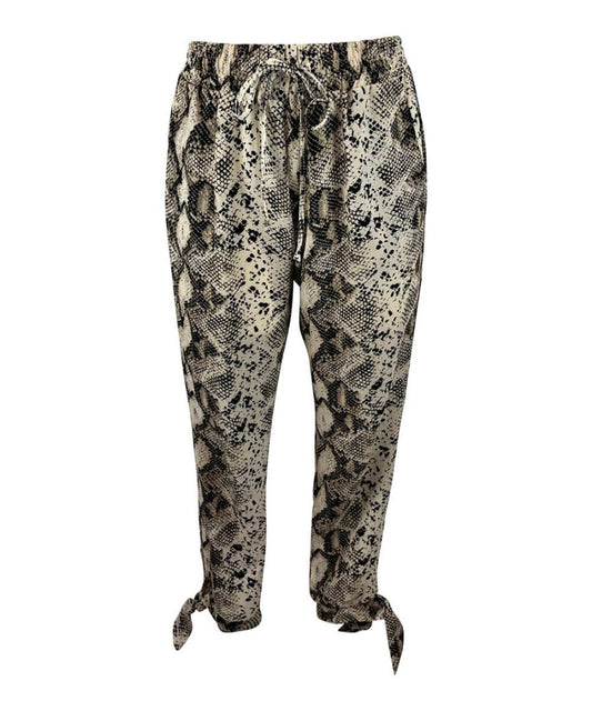 Snakeskin Joggers