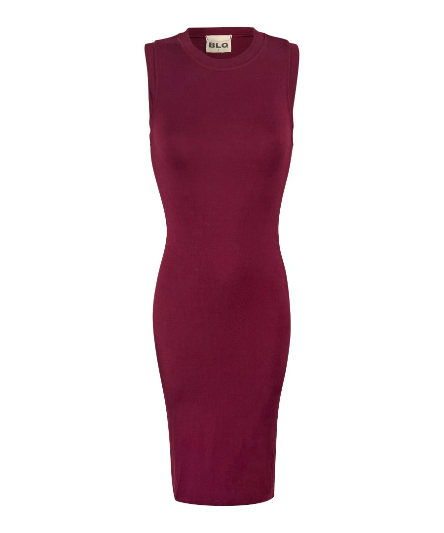 Wine Midi Dress